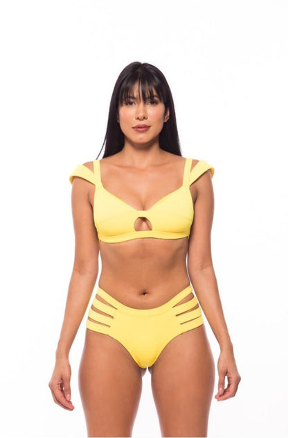 Magic City Girl - Bright Yellow - Anie Louis Lux Swimwear